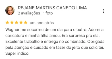 Avaliação de cliente