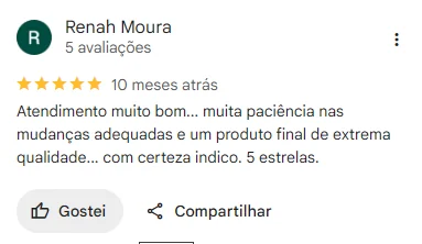 Avaliação de cliente