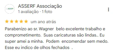 Avaliação de cliente