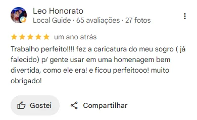 Avaliação de cliente